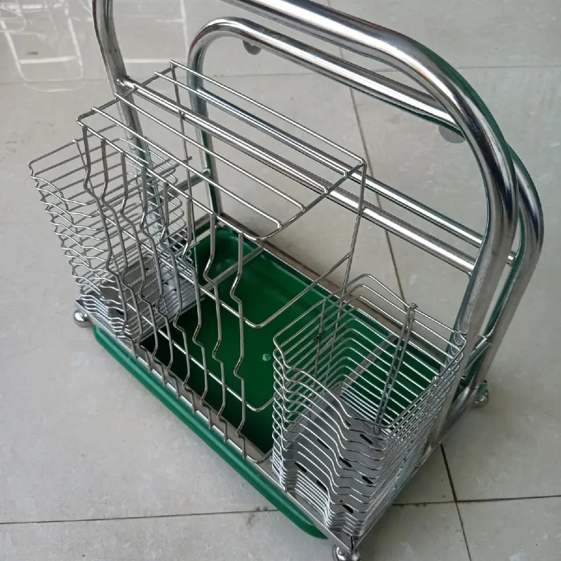 giá cài dao ,đũa,thìa 1 thớt, Kim loại inok 1