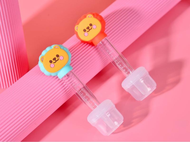 Product Introduction of Ống Bón Thuốc Bón Sữa Cho Bé Hình Gấu Có Chia Vạch 100g Kem 8