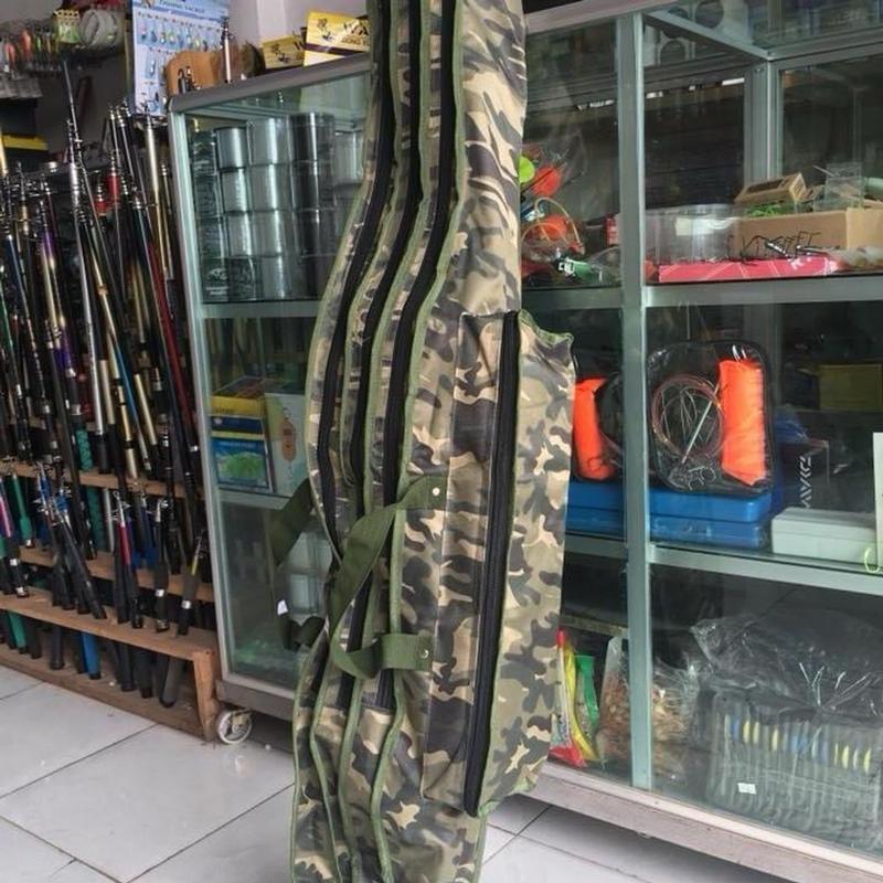  Túi Đựng Cần Câu 3 Ngăn Chống Thấm Nước Màu Rằn Ri Siêu Bền Nhiều Ngăn Dài 80cm-160cm Vải Cực Dày Kèm Lớp Chống Thấm 