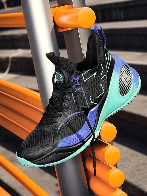 Men's Basketball Shoes, Sporty Lace Up Above The Ankle Sports Shoes, Breathable Comfortable Non-Slip Sneakers for Outdoor Sports 7