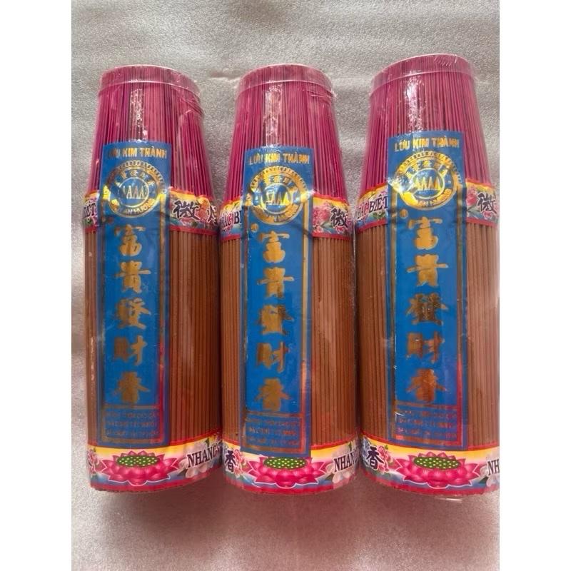 Bó 1kg nhang Trầm Hương thơm nhẹ, không xịt tinh dầu (loại 3-4 tấc)
