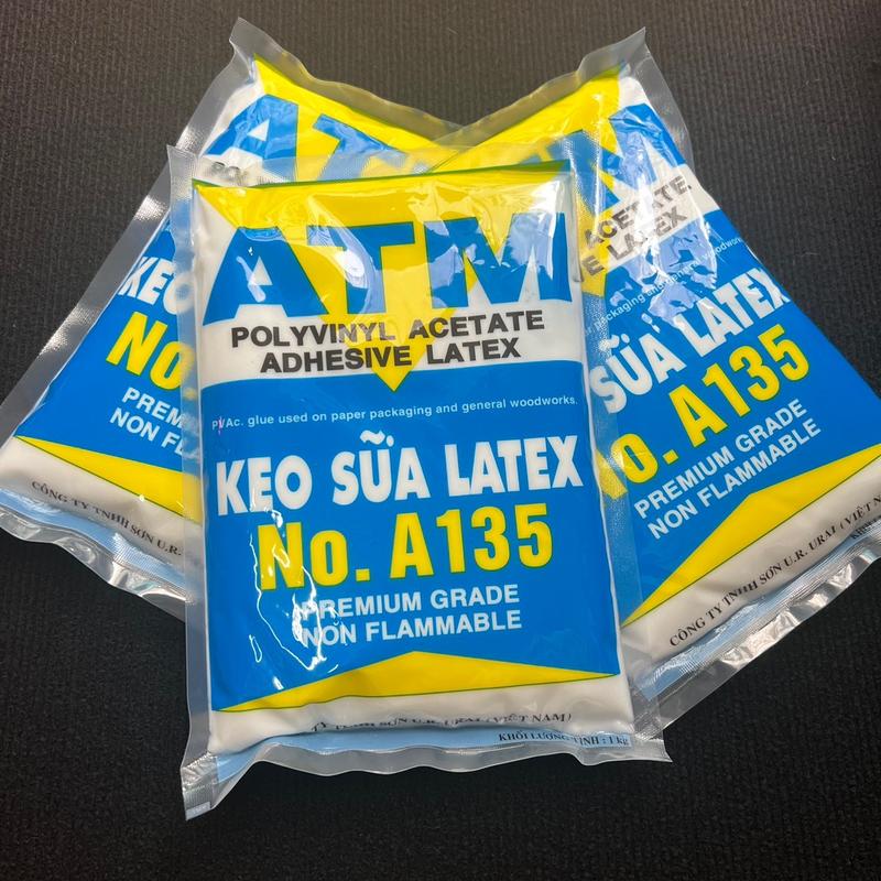 Keo sữa latex 1kg để dán tường và trải sàn simili