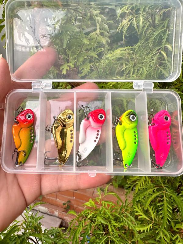  Mồi Cá Sắt Rung Lắc Mồi Cá Sắt Câu Lửng Kèm 2 Lưỡi 3 Tiêu PK - 07 