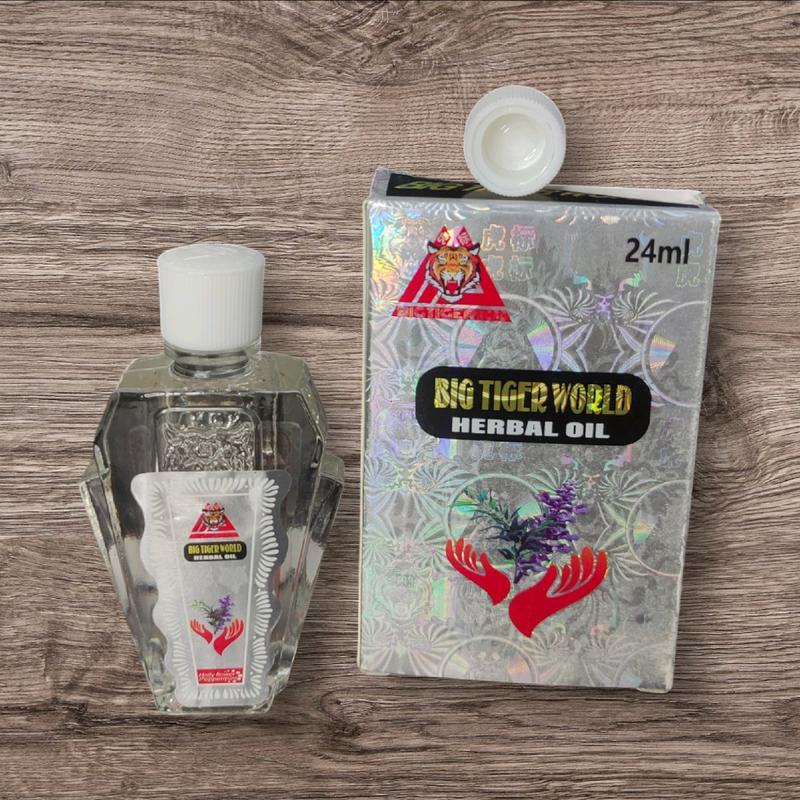 (Chính hãng -Tiêu chuẩn Mỹ)Combo 3 chai dầu Tiger 24ml 2 nắp -TIÊU CHUẨN MỸ nóng thơm hỗ trợ giảm đau nhứt hiệu quả cù 7