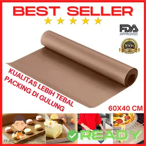 Kain Silpat Kertas Roti Alas Panggang Oven Loyang Baking sheet 60x40
