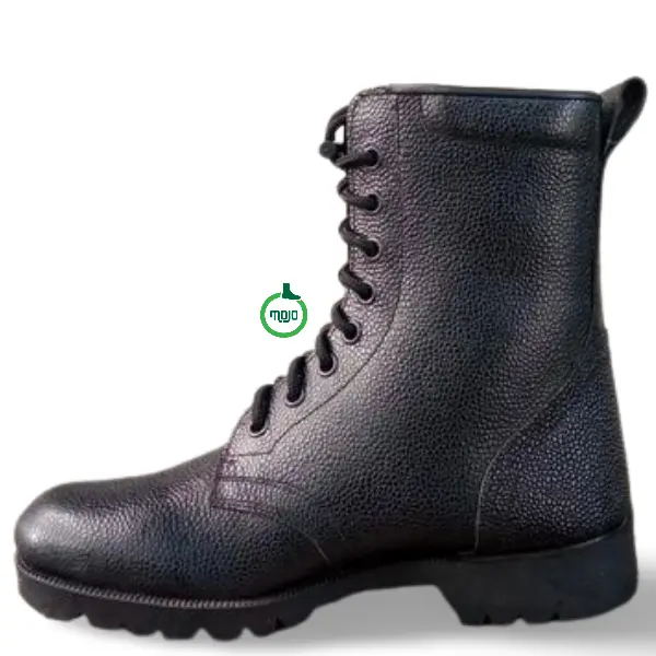 Sepatu PDL Kulit Jeruk Spon Sol Karet Boots Shoes Pria Sepatu kerja kedinasan TNI POLRI 1