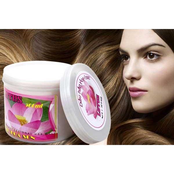 Kem ủ tóc HOA SEN LOTUS LK 1000ml - Ủ hấp tóc cung cấp dưỡng chất mùi hương sen