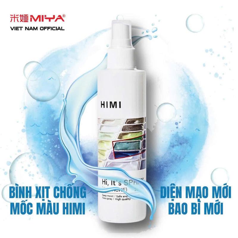 [DA ĐEN] Bình Xịt Giữ Ẩm Chống Mốc Cho Màu Nước và Gouache Himi