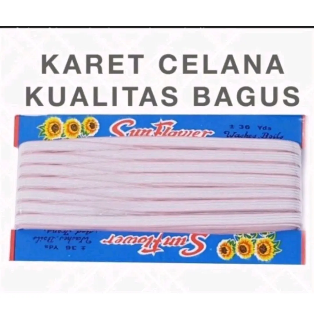 Karet elastis/tali kolor panjang 5 meter