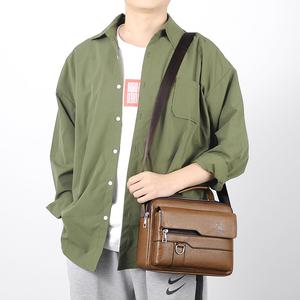 Men's Business Crossbody Bag Handheld Shoulder Bag Commuter Laptop Bag Travel Messenger Bag