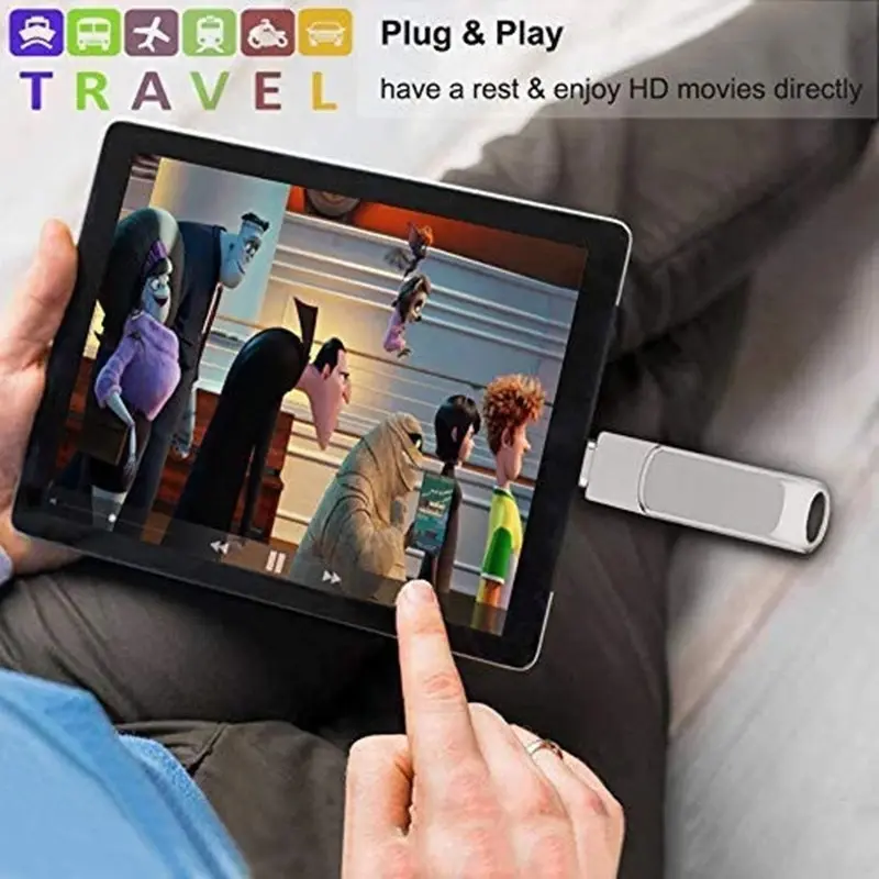 2TB 3in1 USB3.0 flash drive type c/Micro 1TB high-speed OTG USB flash drive, suitable for Android hp laptop 4