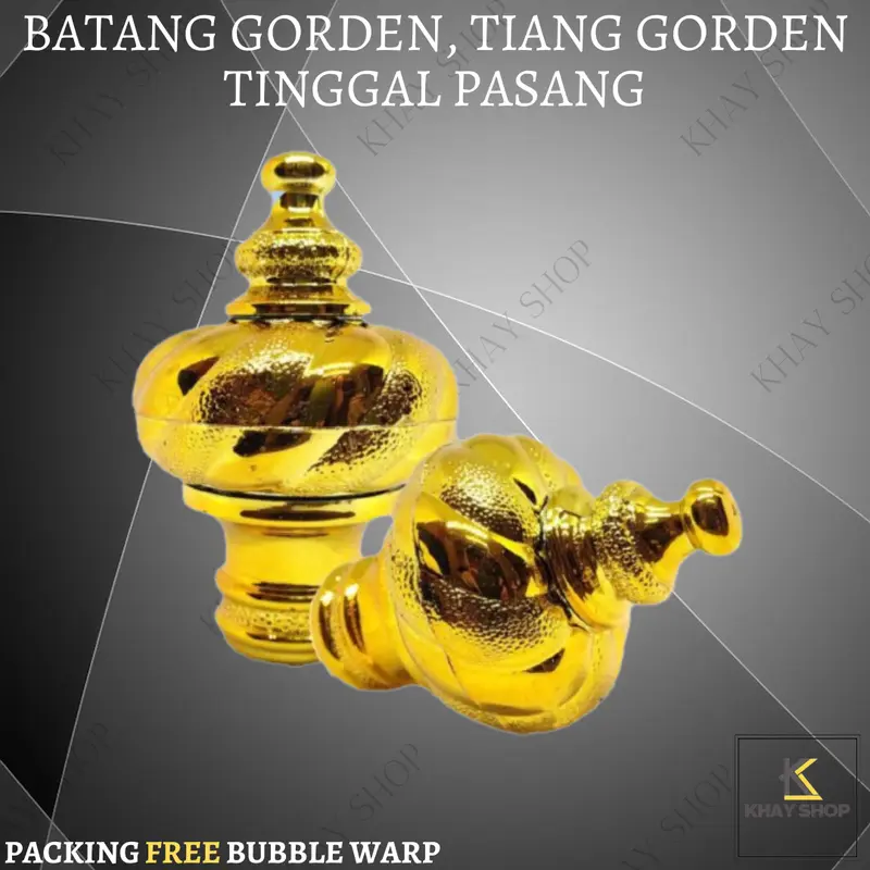 Batang Gorden Fullset Ukuran 50-100-150-200 CM dengan Bracket 2 Fungsi 2
