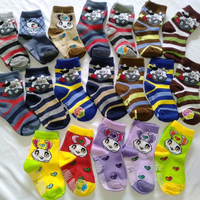 Kaos Kaki Anak Usia 1-2 Tahun Non Kemas isi 12 Pasang /Kaos kaki Anak /Kaos Kaki Anti slip /Kaos Kaki anti Licin /Kaos Kaki Lucu Unisex Bayi 0