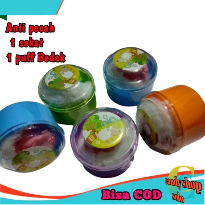 Alas bedak bayi free puff, Tempat bedak bayi anti pecah 2
