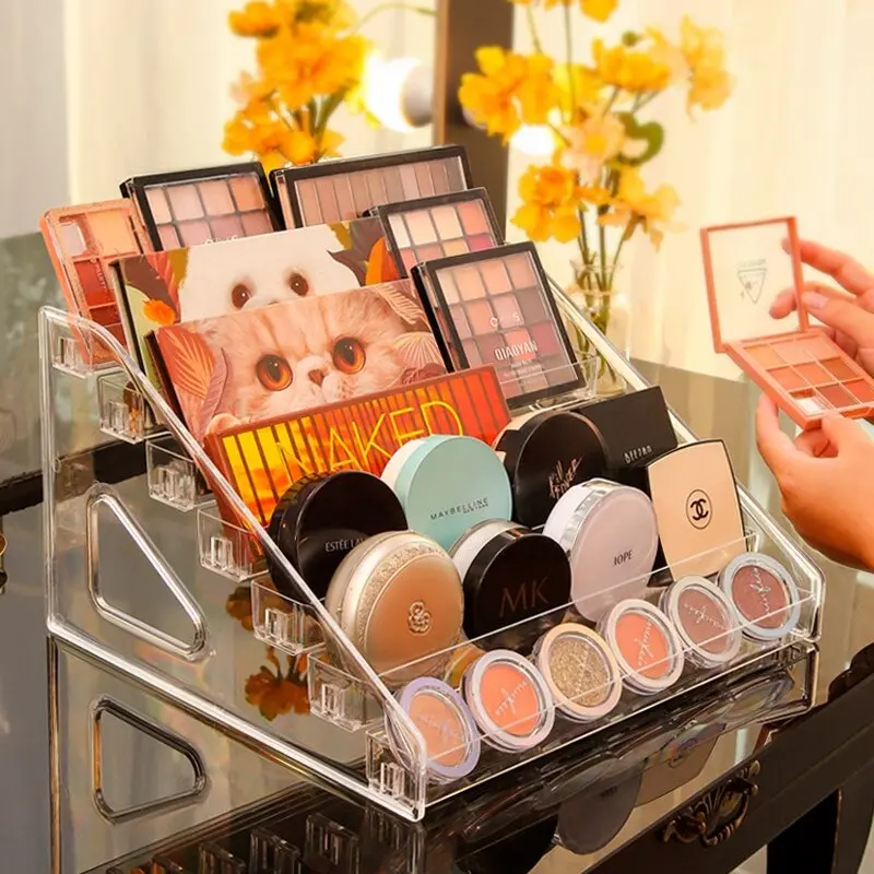 Rak Organizer Kosmetik Acrylic 7 Tingkat 5 Tingkat 3Tingkat Rak Akrilik Tempat Lipstik  Rak Kutek  Rak Parfum