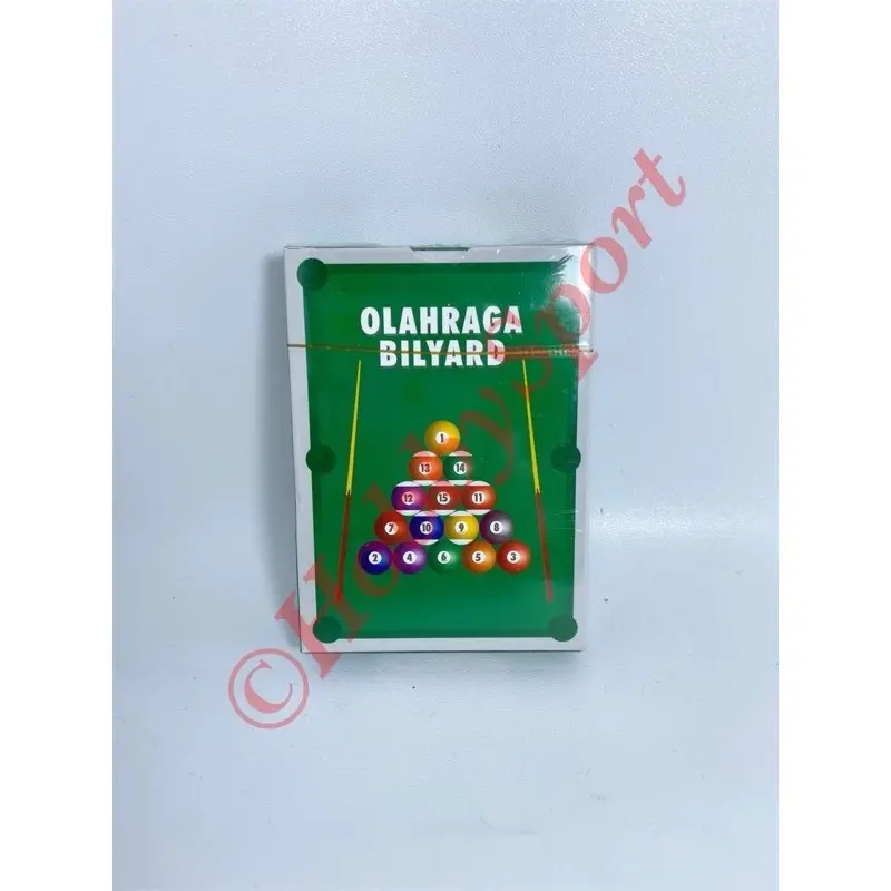 Kartu Billiard Boldam Biliar Bilyard Mainan Snooker Plastik Poker Pool 1