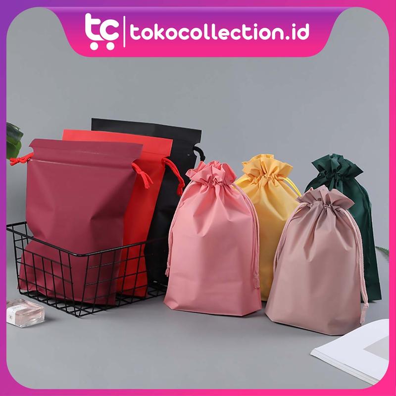 Product Introduction of Drawstring Pouch Bag Tas Serut Packaging Makeup R948 9