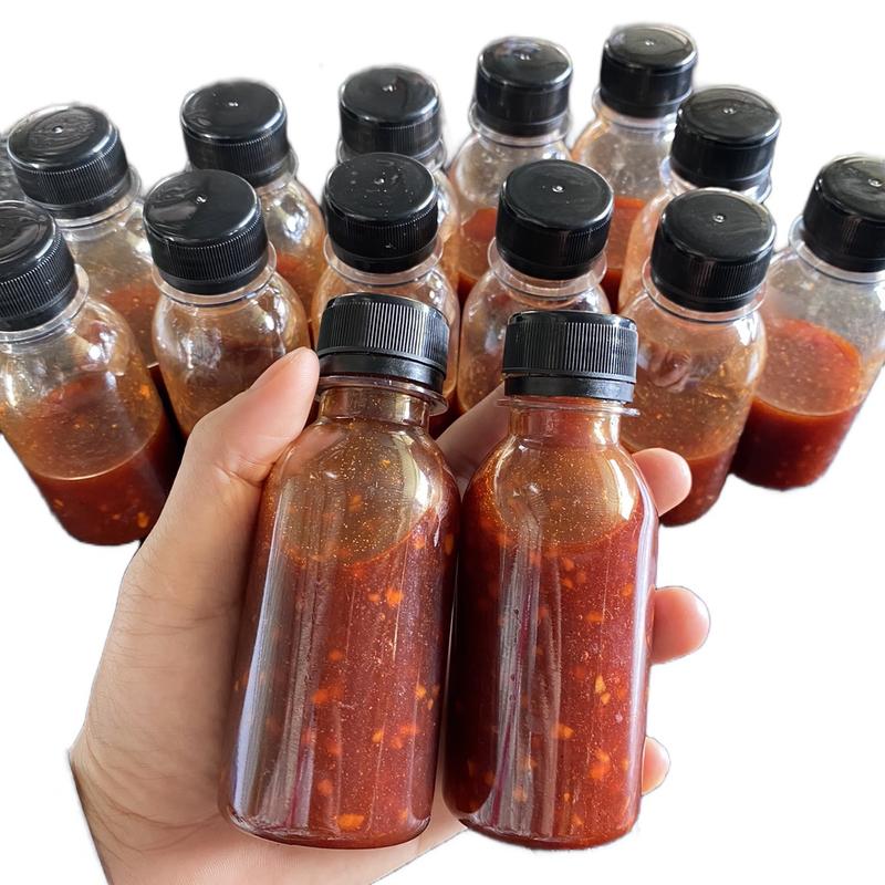 Sét 5 chai Nước sốt mì cay đóng chai 100ml