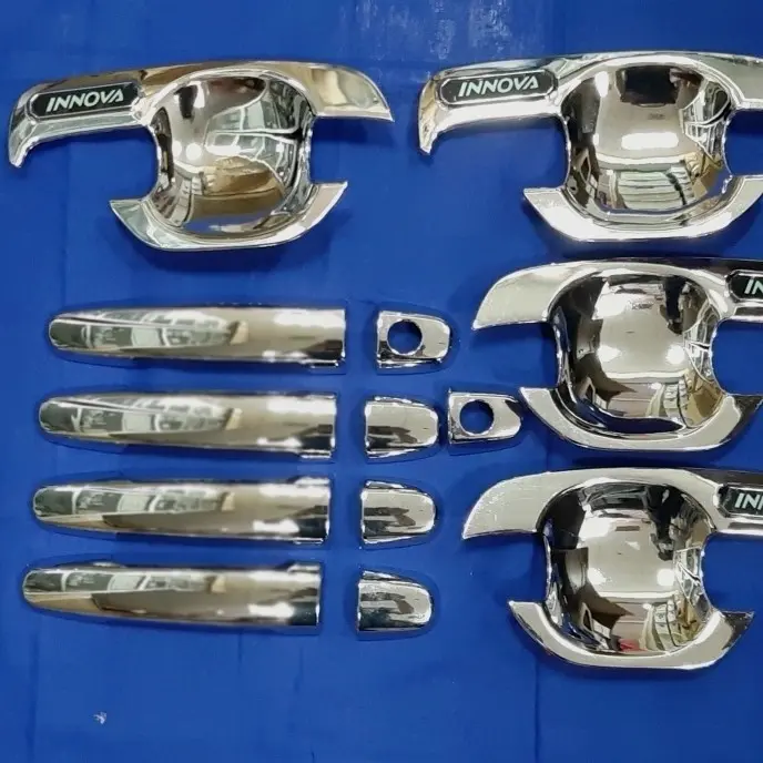 Paket outer door handle mobil toyota INNOVA 2004-2015 chrome