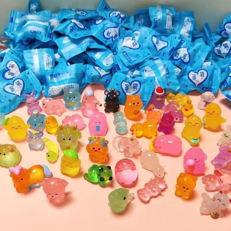 Quà Tặng Dạ Quang Hộp mù Thủy Triều Mô hình đồ chơi Túi đoán Phong cách Ngẫu nhiên Động vật mô phỏng Trẻ em
