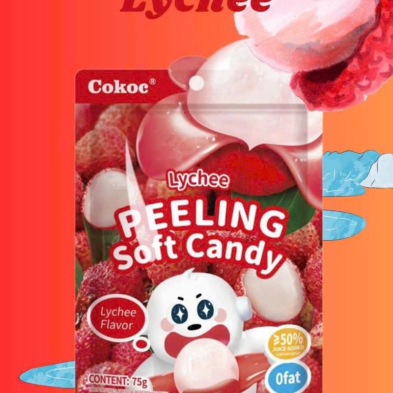 Combo 5 gói kẹo mix 5 vị  - đào- nho- xoài- mix 6