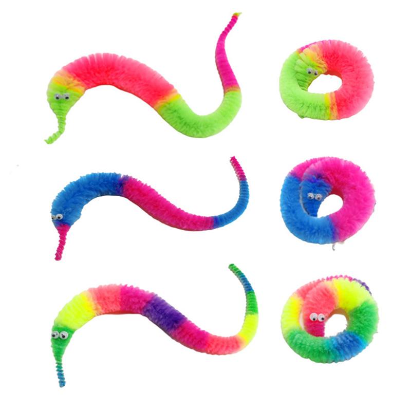 Magic Worm Prop Fuzzy Wiggly Worm Twisty Toy Caterpillar On - TikTok ...