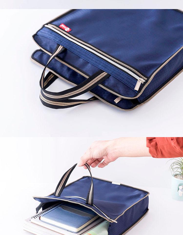 Product Introduction of Túi Xách Dọc, Có Khóa Kéo, Túi Đựng Hồ Sơ, Chất Liệu Vải Bố, Kích Thước A4, Thích Hợp Cho Học Sinh, Túi Đựng Học Phí, Túi Thông Tin, Túi Xách Nam Bag 9
