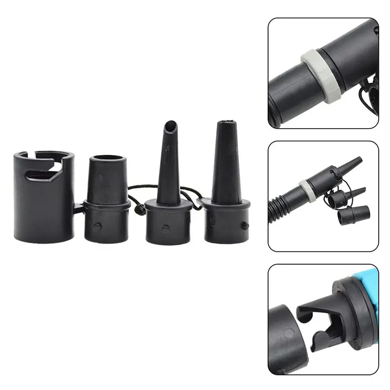 Bộ Chuyển Đổi SUP-Bơm, 4 Vòi Phun, Cho Canoeing, Thuyền Bơm Hơi, Đầu Nối Ống Van Khí 0