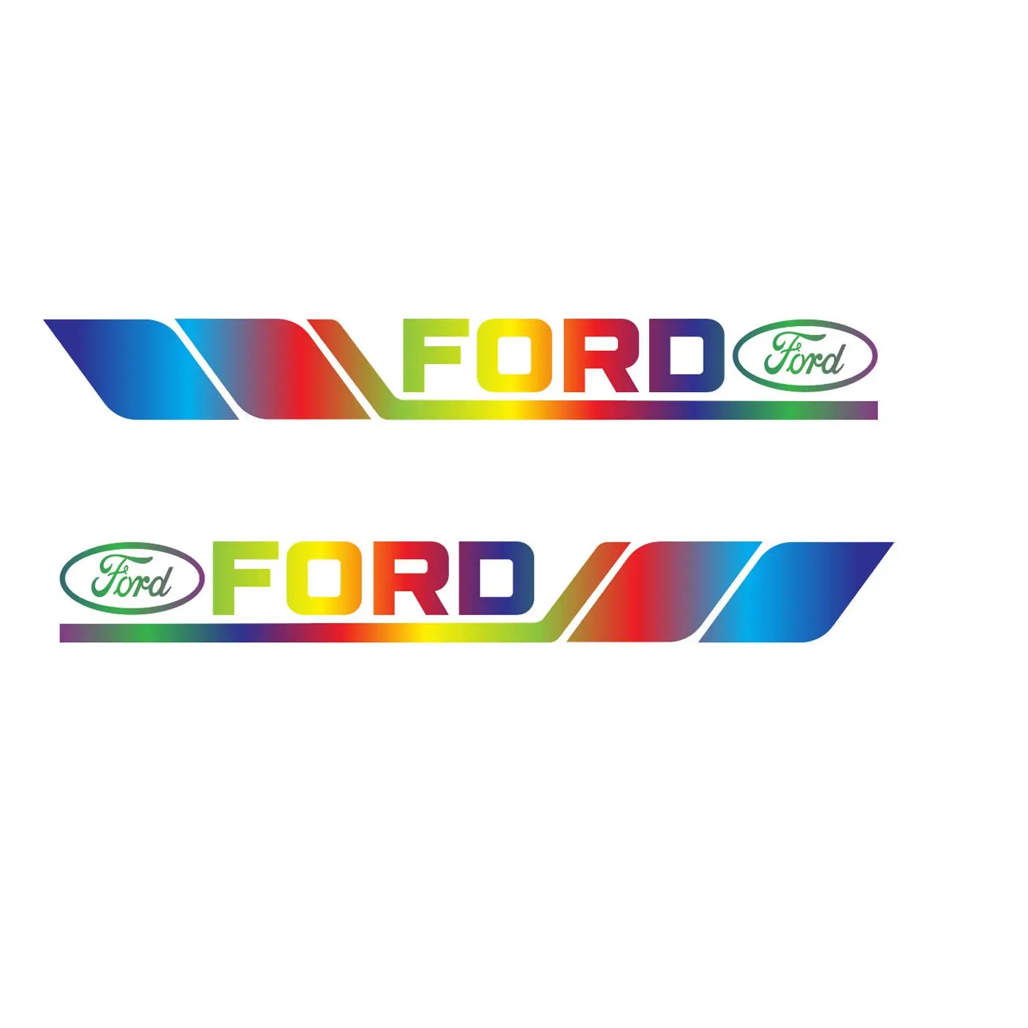 (tem phản quang)Bộ tem Ford . tem dán xe 7 Chỗ siêu đẹp kich thước 7x50cm Nhãn Dán Decal