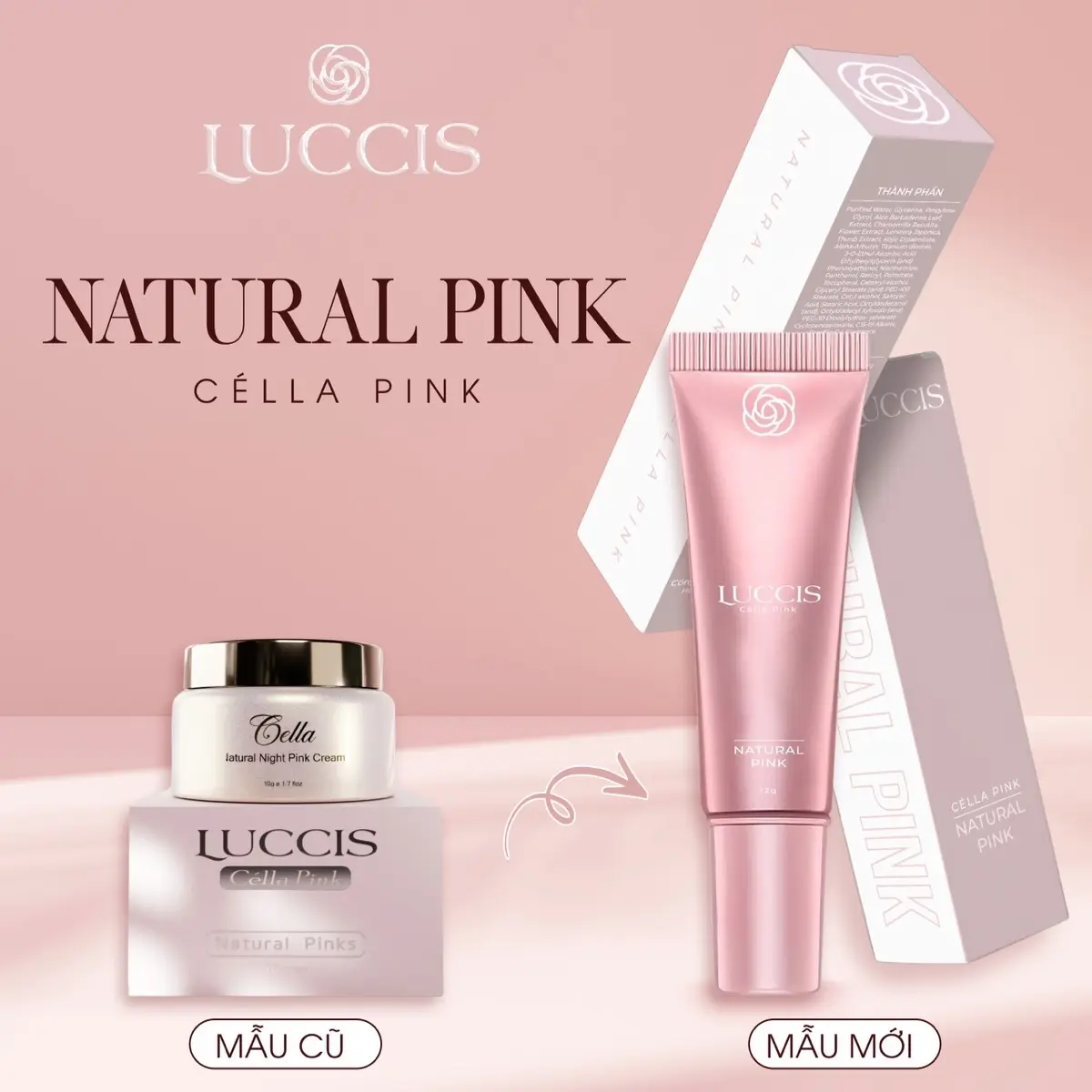 Kem Dưỡng Hồng TIBI LUCCIS - Hỗ trợ dưỡng hồng cho Nhũ hoa và Bikini 10ml