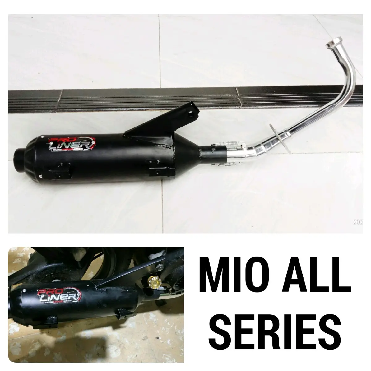 Knalpot Standar Mio All Series (Sporty  M3 J Z S Soul GT 115 Fino Karbu Gear Xeon Freego )