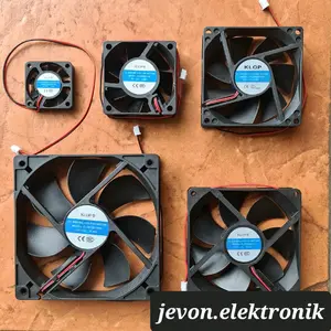 Klop Brushless Fan DC 4x4 5x5 6x6 8x8 9x9 12x12 cm 12V Motor Kipas 12 V Volt 4 6 8 9 12