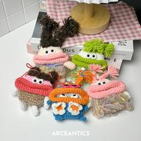 Gambar ARCEANTICS - Airpods Case Crochet Sausage Mouth Gen 1 2 3 4 PRO Soft Silicone - Long Frizzy, Airpods Gen 1/2 dari Arceantics Kota Tangerang 2 Tokopedia