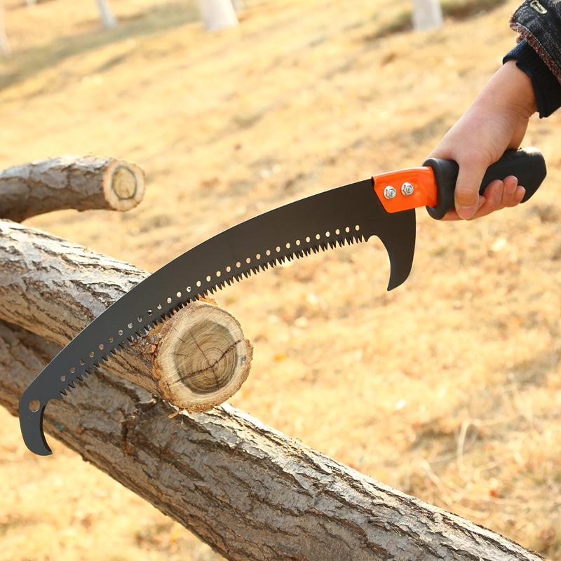 Product Introduction of Moketa Tree Manual Saw high-branch saw High Altitude Branch Pruning garden pruning branch garden double hook Bending Saw 10