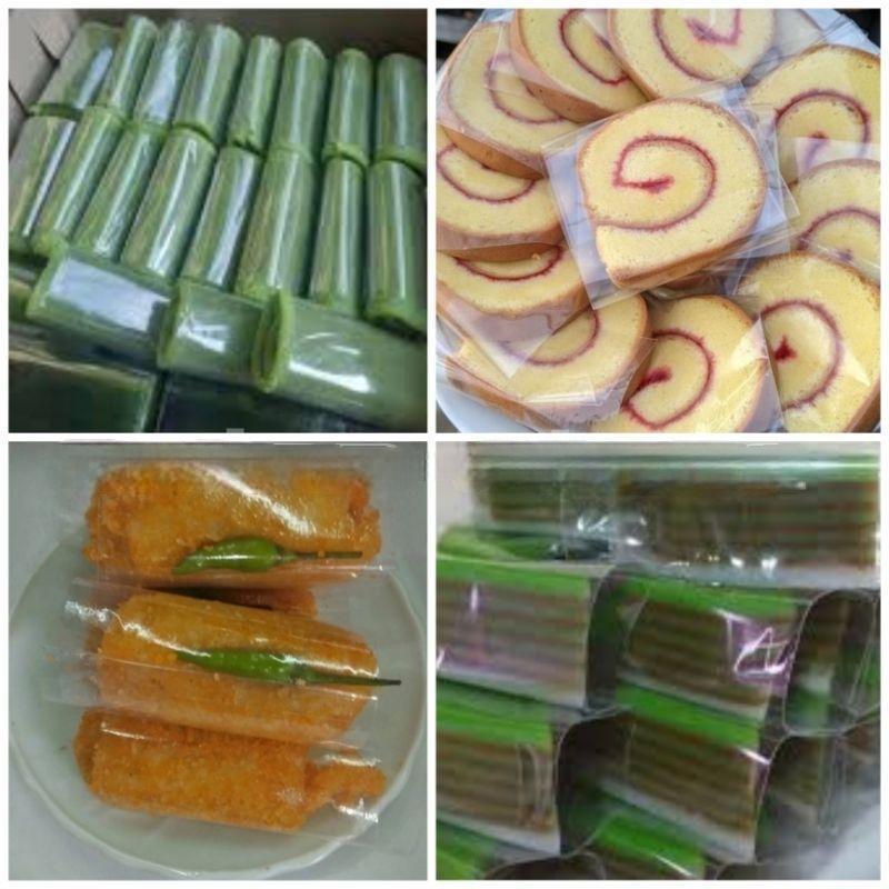 Product Introduction of AliMaMa - PLASTIK KUE BASAH (100 PCS)- Plastic Risol Risoles Dadar Gulung Lemper OPP Gorengan Selembar Selapis Lem Seal Murah Medan Kitchenware 6