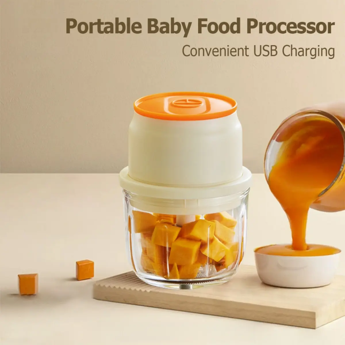 Blender Baby Food Mini Juicer Meat Grinder Mixer Electric Garlic Chopper Pengisar Serbaguna