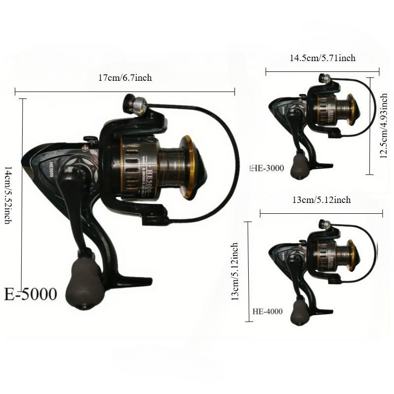 Product Introduction of Fishing Reel, Lightweight Metal Frame Smooth & Sturdy Fishing Reel, Rotating Saltwater Freshwater Fishing Reel, Fishing Accessories 1