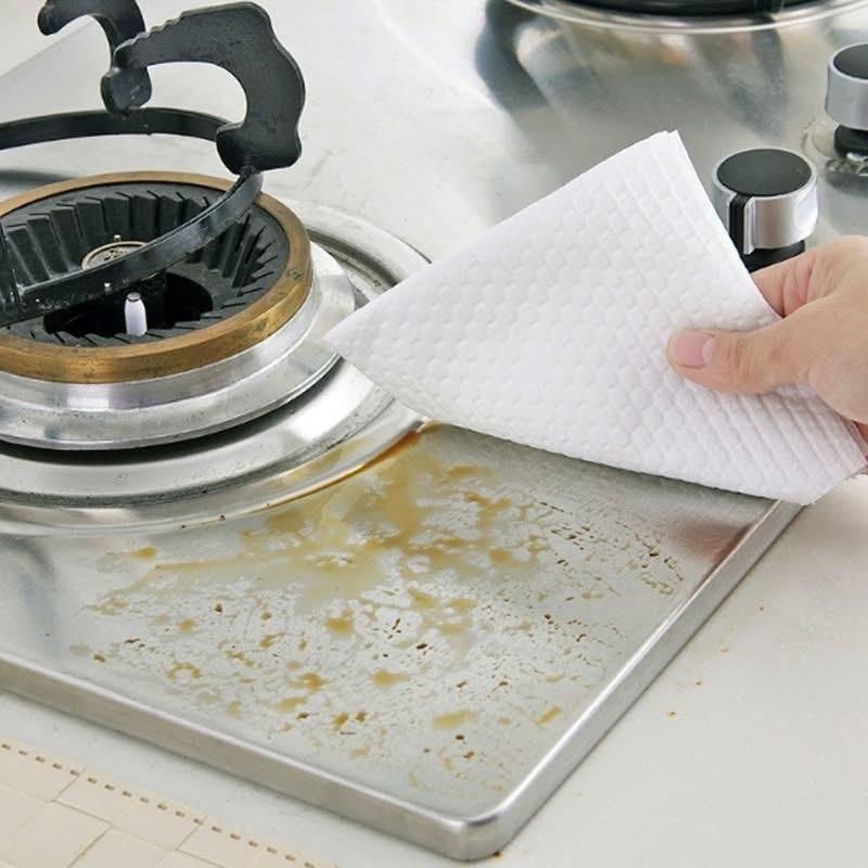 Khăn Lau Đa Năng Cuộn 100 tờ Top Gia Siêu Dai Có Thể Giặt Tái Sử Dụng - TOPGIA 5