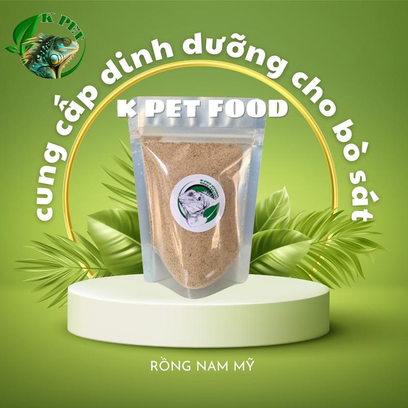  Thức ăn bò sát K PET FOOD 100G 