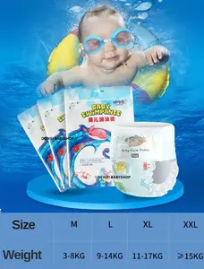 Popok Celana Renang Anak Bayi Tahan Air ( Baby Swim Diaper Pants Disposable Waterproof / Popok Berenang  Sekali Pakai ) Balita Cewek Cowok Anak-Anak