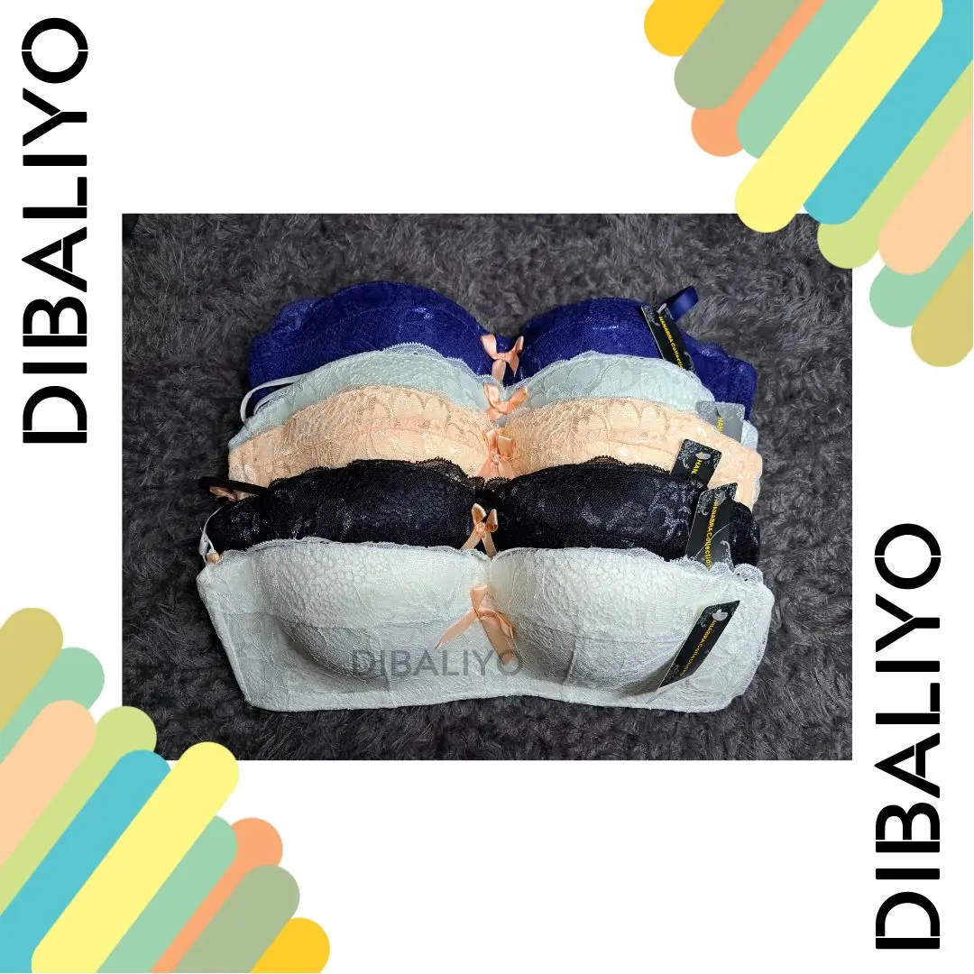Bra Setengah Cup/Cup A-B/Busa Tebal/Tanpa Kawat/Art 8808-Dibaliyo