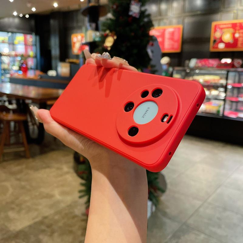 Product Introduction of Suitable for Mate60 Fine Hole Frosted TPU Straight Nova12 Protective Case Huawei Pura70 Silicone Phone Case Cellphone Protector Protection Smartphone 17