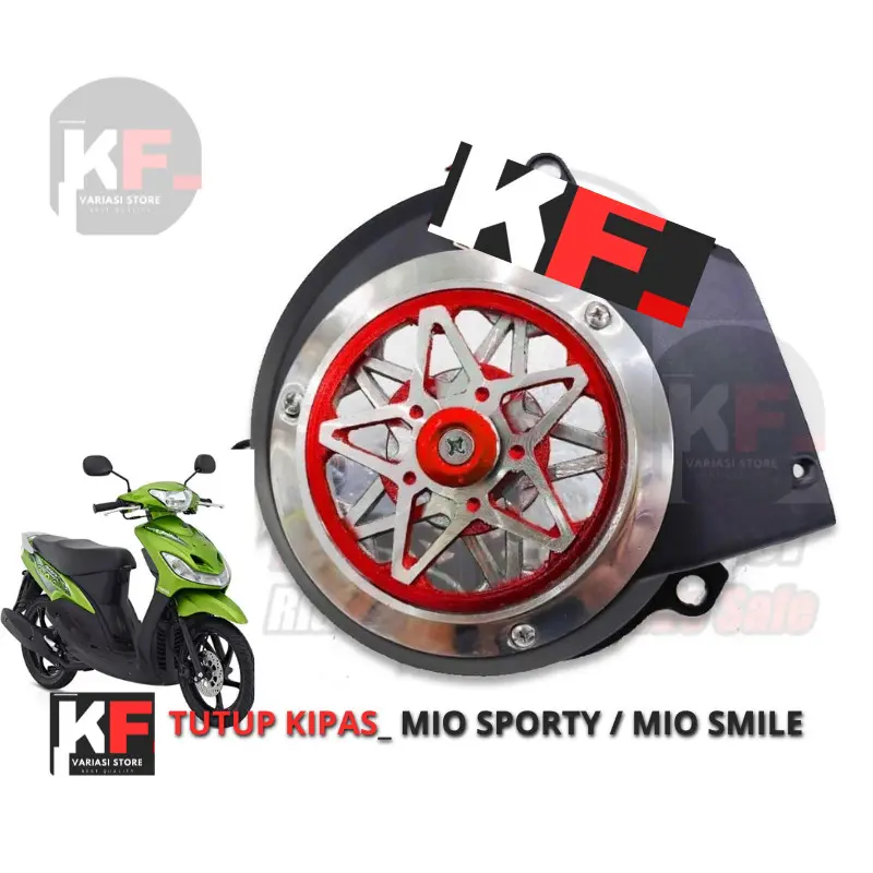 Tutup Kipas Mio Sporty Cover Kipas Mio Sporty Set Spinner Sabit Two Tone PNP Mio Smile Sporty Soul Karbu Nouvo 5