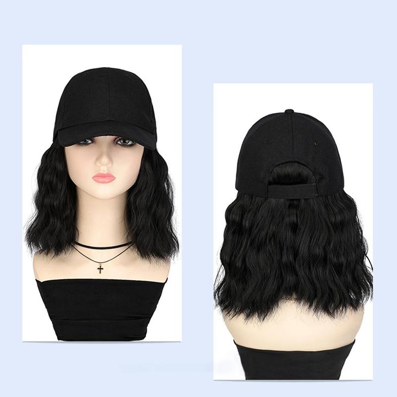 Product Introduction of Tóc Giả Mũ Trùm Đầu, Tóc Giả Thời Trang Nữ Tất Cả Trong Một, Kiểu Bobo Bob, Tóc Ngắn, Xoăn, Thời Trang, J8Y1 32