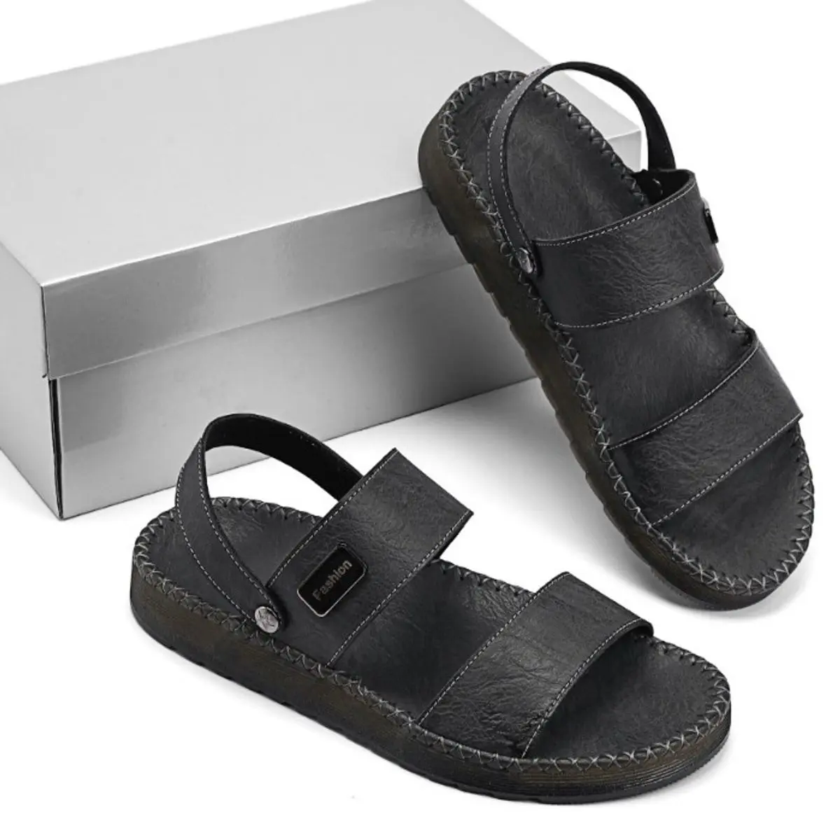 [xu hướng] dép sandanl  da nam cao cấp đế doctor khâu chỉ toàn bộ chắc chắn hotrend 2024 X4 Sandal DéP Quai Hậu