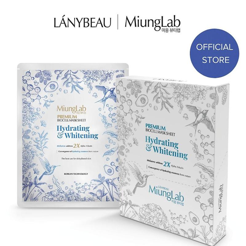 Mặt Nạ Dừa Sinh Học Dưỡng Da Cao Cấp Miung Lab [1 Hộp 8 miếng]