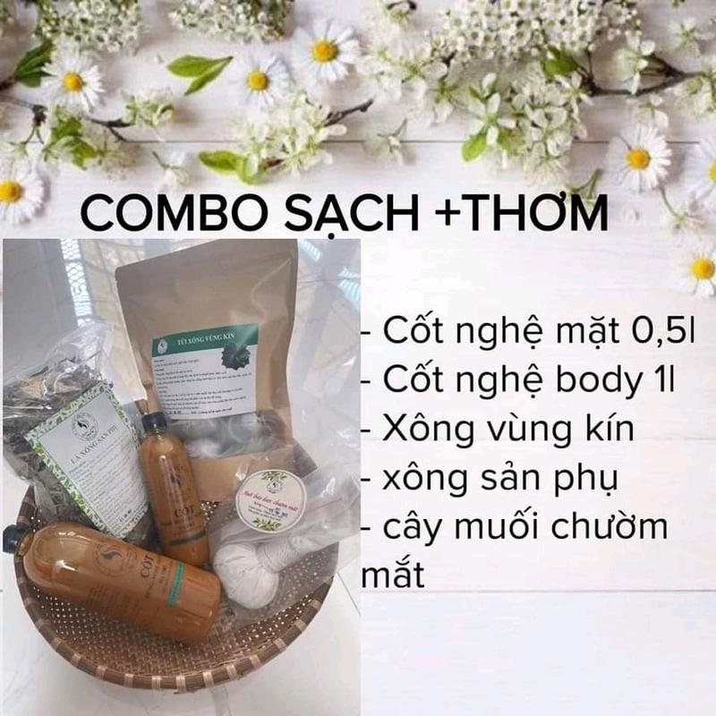 (Tặng 1 látắm daođỏ ) Combo 5 sản phẩm 0