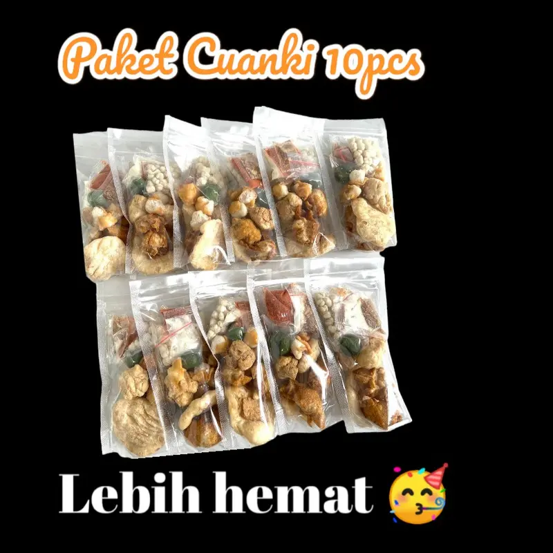 PAKET CUANKI KUAH MERCON KERING ISI 10PCS Food Pedas 2