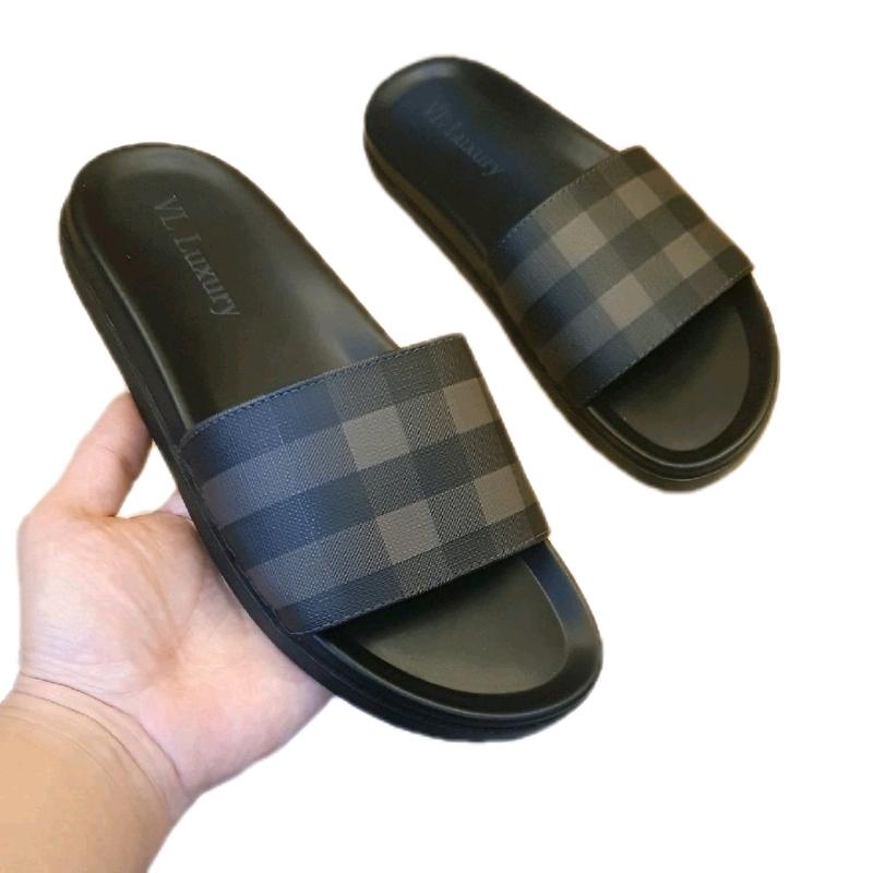 dép nam đẹp.dépdanam.dép đế cứng.Slipper DéP Đế Bằng Dép Lê bbr dép  kẻ dép dép   putphery dé p Cao Su dép  nam slipperyt caro