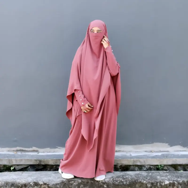 GAMIS Syari Abaya Muslim Wanita Inara Tanpa Khimar Model Turki Arab Dress Maxi Dewasa Crinkle Airflow Premium Jumbo Oversize Hitam Polos 7